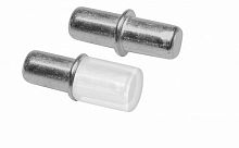 Полкодержатель-дупло 5*16 метал с силиконовой накладкой