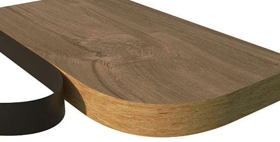 Криволинейная облицовка деталей